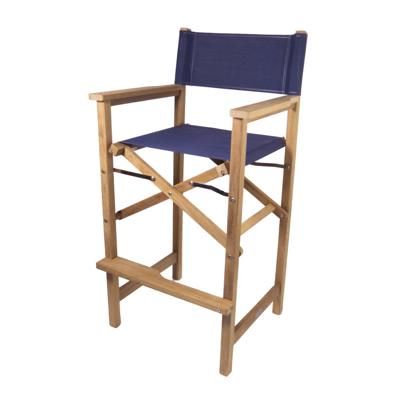 SeaTeak Captain's 30.5" Patio Bar Stool Wayfair